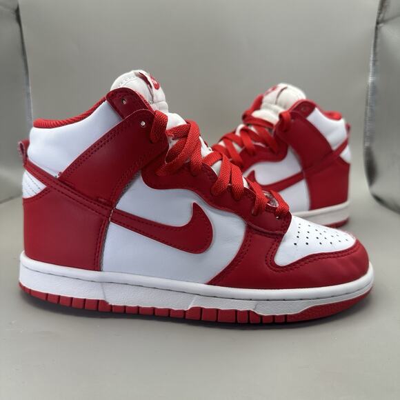 Nike Other - Nike Dunk High Basketball Championship Red / White DB2179-106 Sneakers 5.5Y